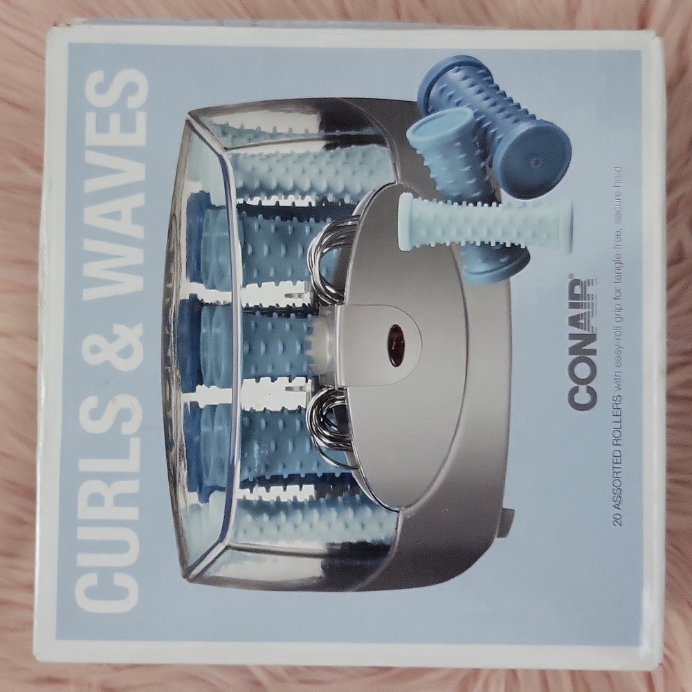 Brand New CONAIR CURLS & WAVES COMPACT Heat Rollers-20CT.